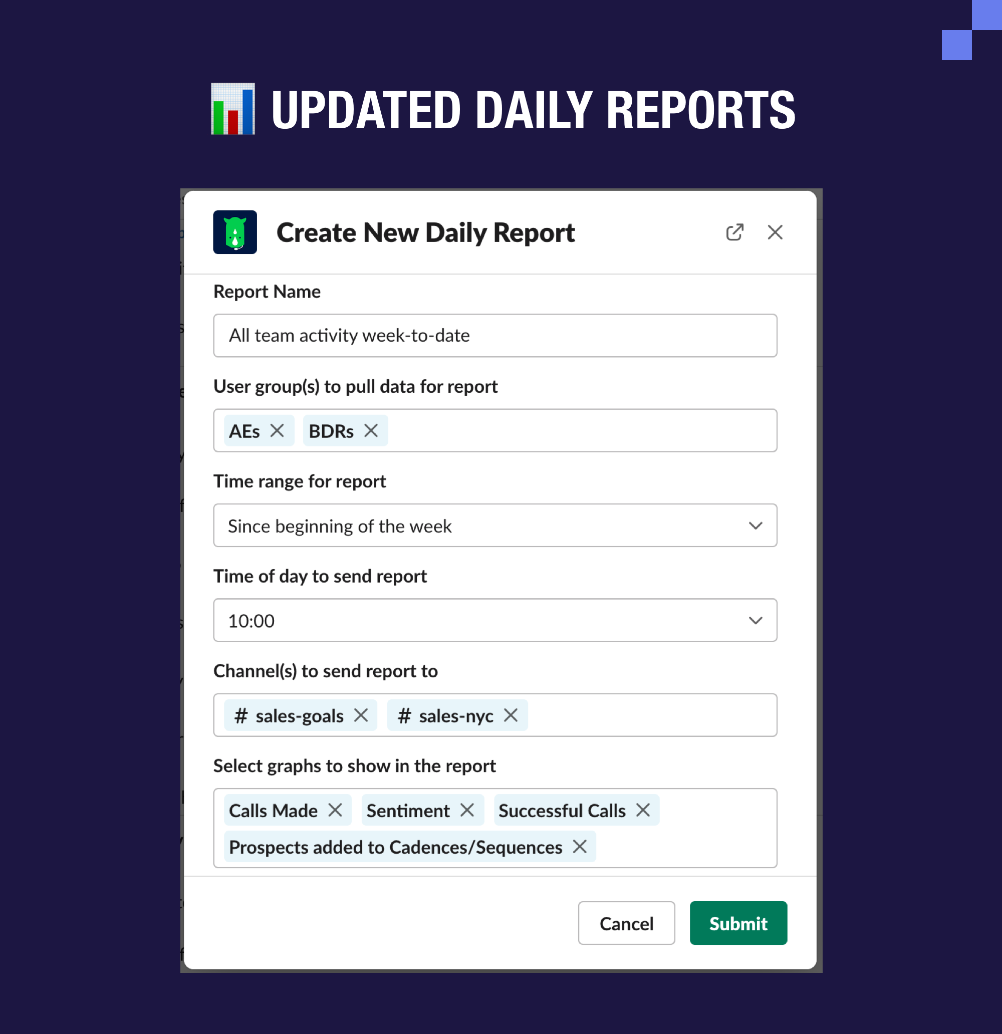 🎉 New Feature Announcement: Customizable Reports + Leaderboard Command Updates