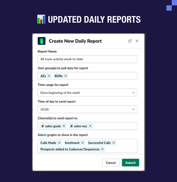 🎉 New Feature Announcement: Customizable Reports + Leaderboard Command Updates